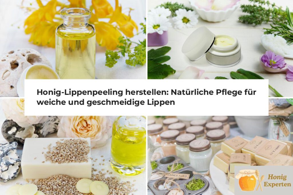 Honig-Lippenpeeling herstellen